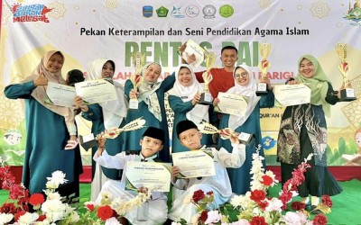 SDN 1 KARANGBENDA BERJAYA DI PENTAS PAI TINGKAT KECAMATAN PARIGI TAHUN 2025